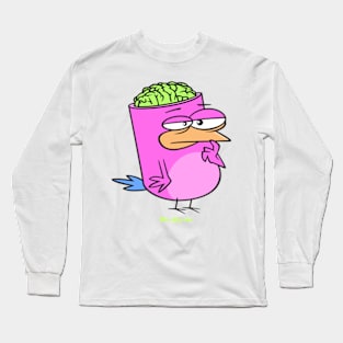 Birdbrain Design for Bird Lovers Long Sleeve T-Shirt